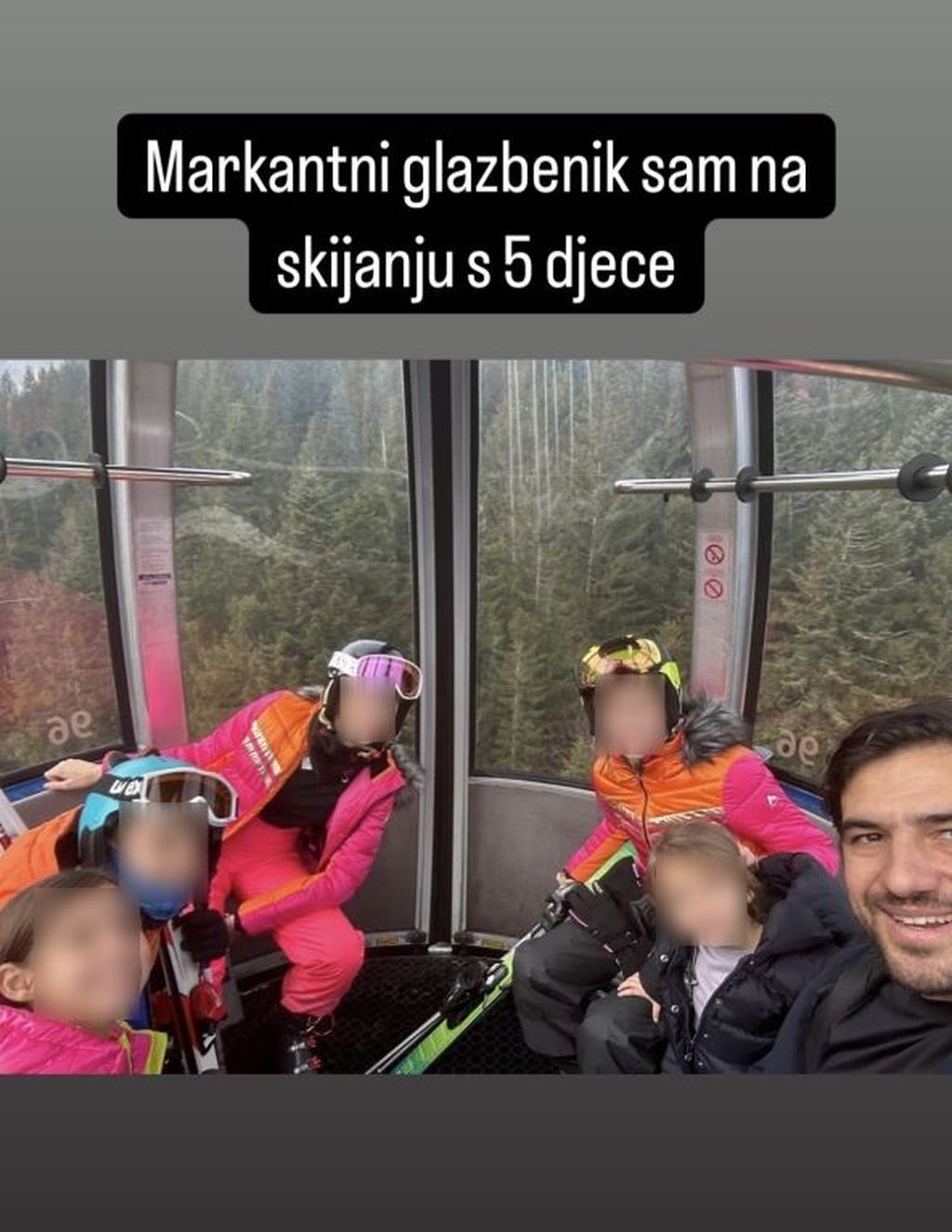 Senka Turina na Instagramu, Antonio Maričević s djecom