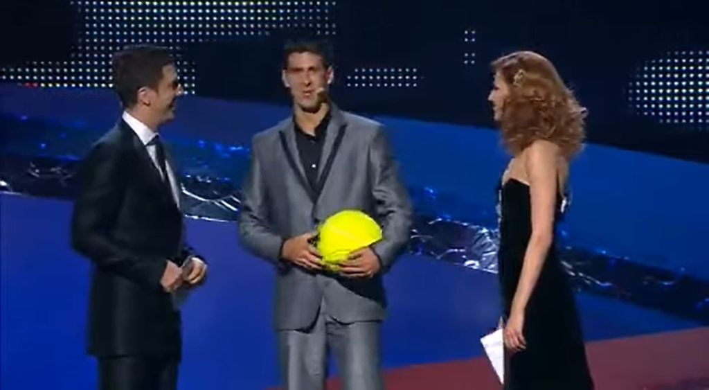 Novak Đoković na Eurosongu 2008. - 1