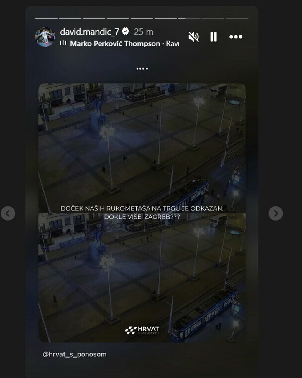 Objava Davida Mandića