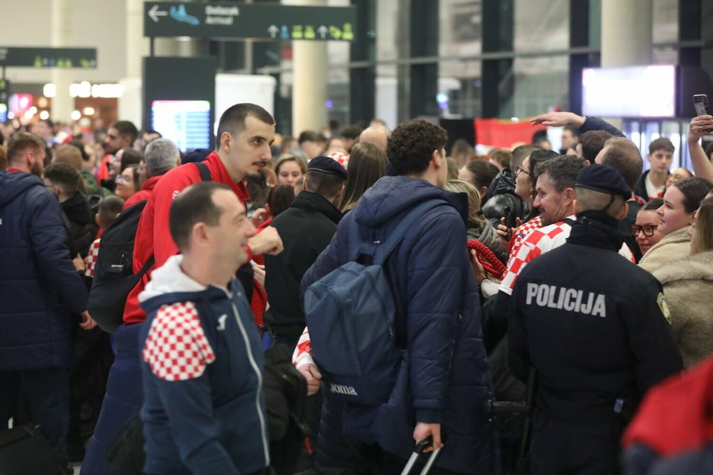 Doček hrvatske rukometne reprezentacije - 5