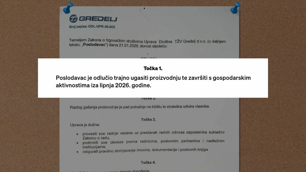 Gredelj gasi proizvodnju - 3