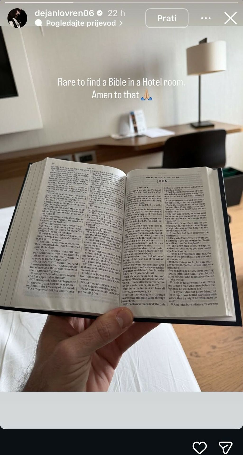 Dejan Lovren na Instagramu