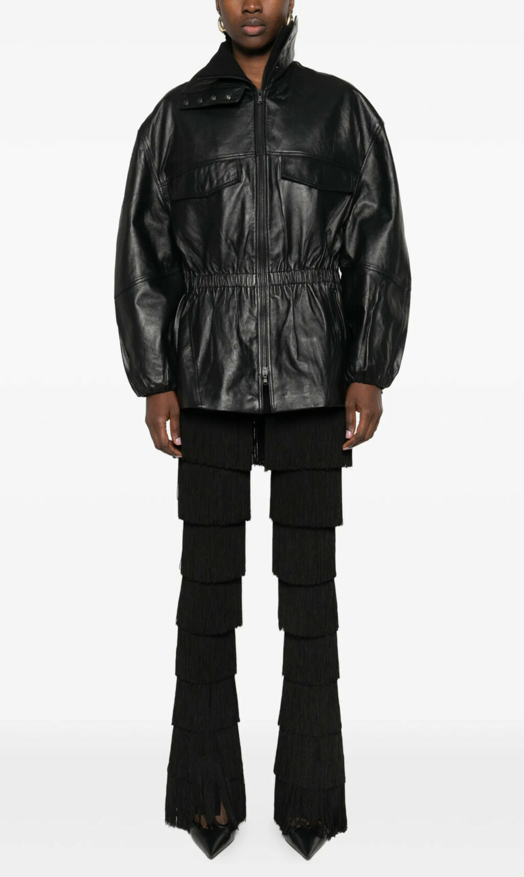 Halle Berry nosi kožnatu jaknu brenda The Frankie Shop