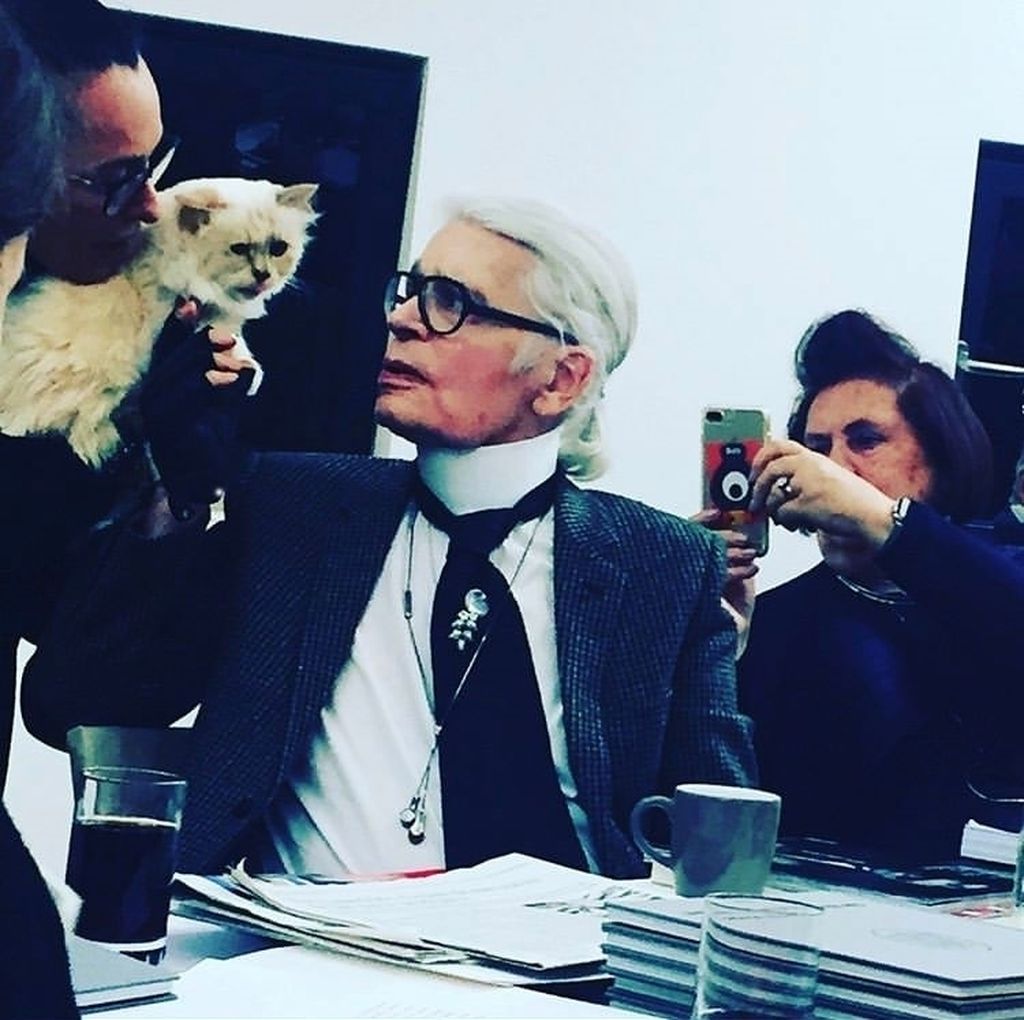 Karl Lagerfeld i Choupette - 2