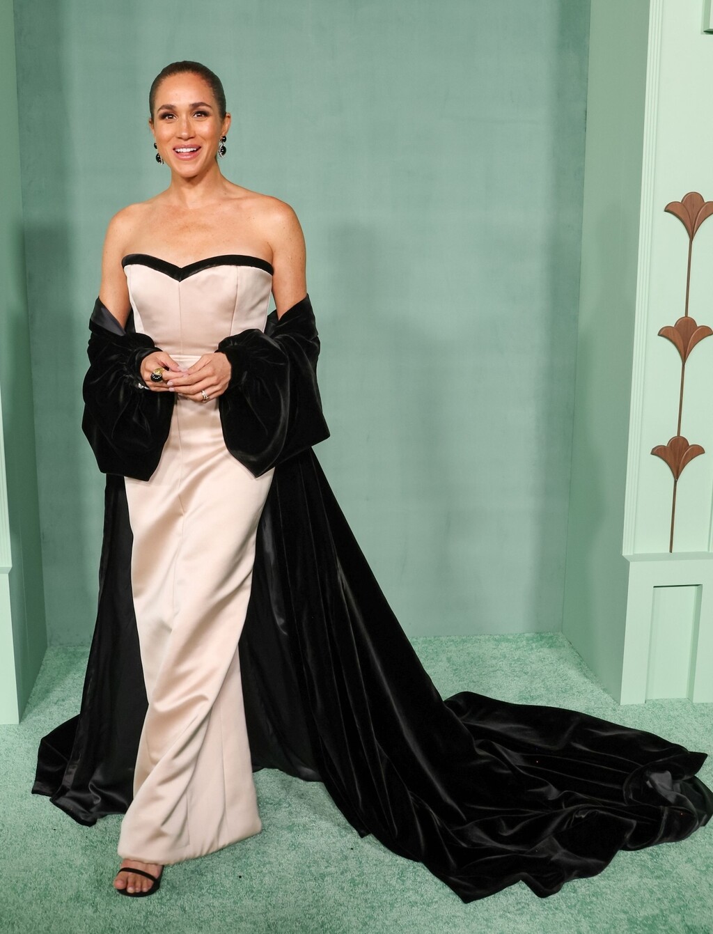 Meghan Markle na gala večeri Fifteen Percent Pledge 2026.