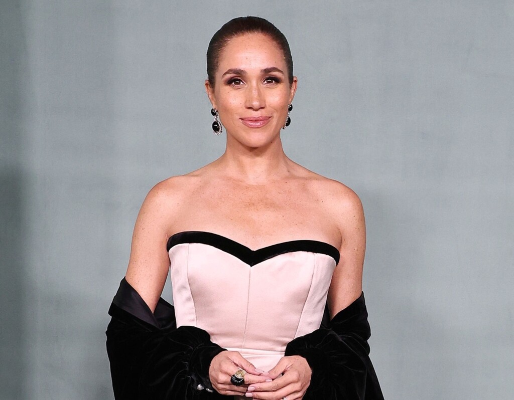 Meghan Markle na gala večeri Fifteen Percent Pledge 2026.