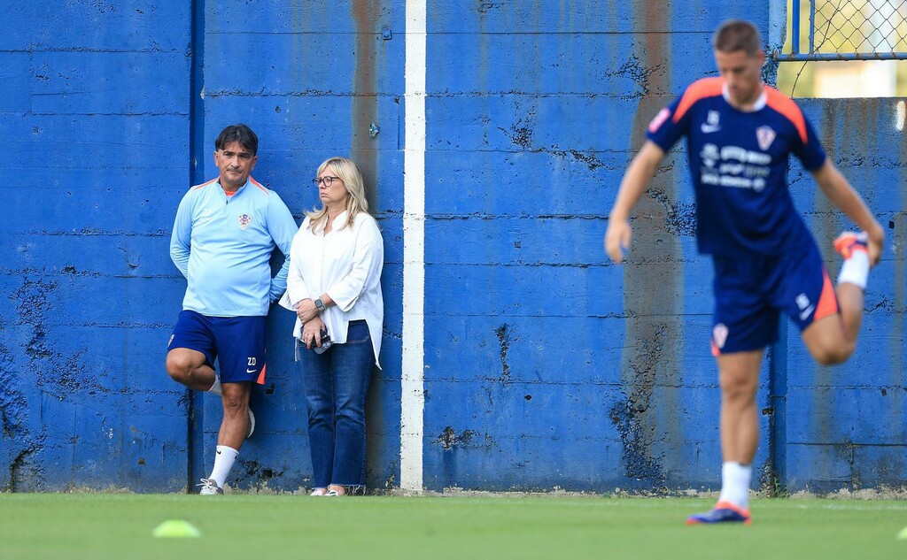 Zlatko Dalić i Iva Olivari