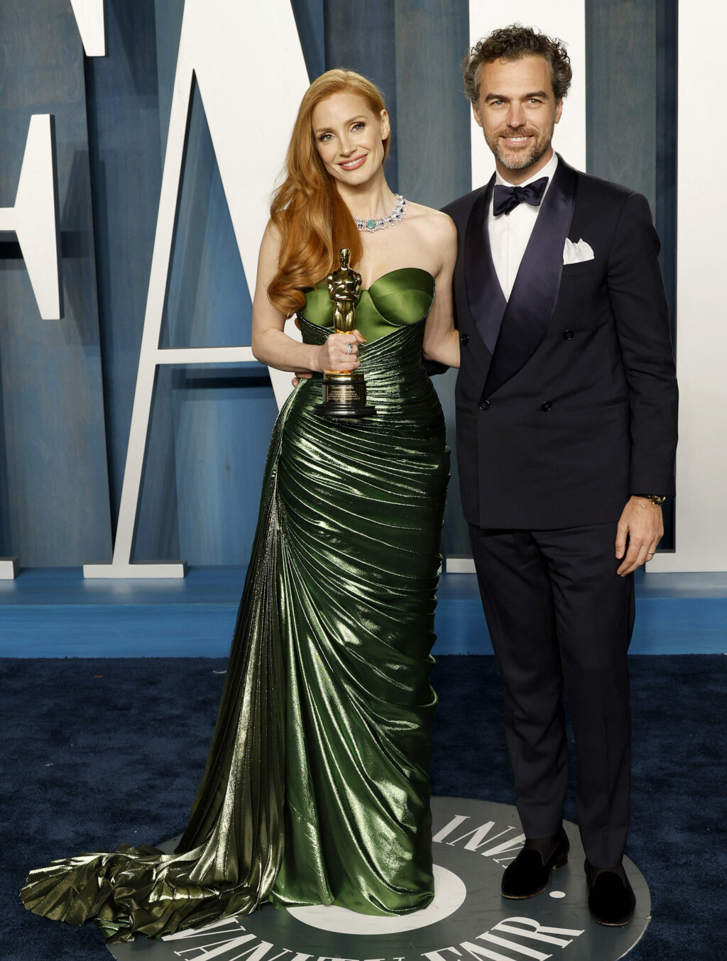 Jessica Chastain na dodjeli Oscara 2022. godine - 2