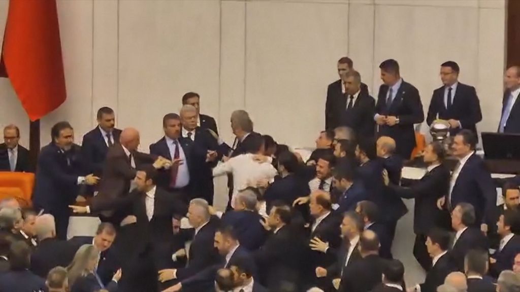 Tučnjava u turskom parlamentu - 5