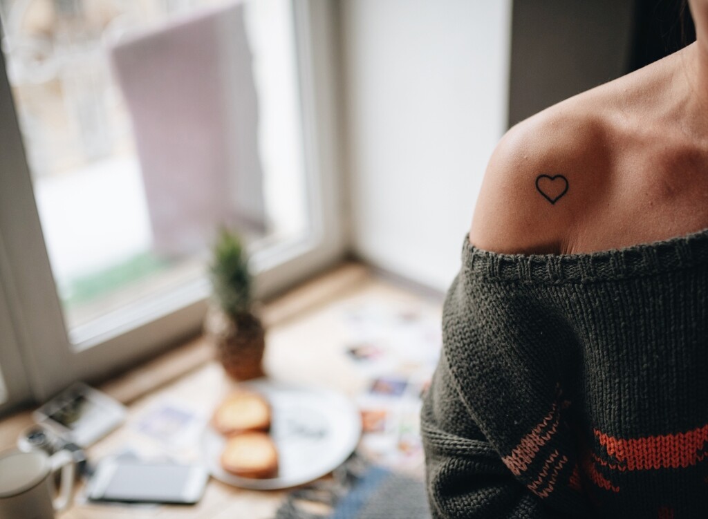 Minimalističke tetovaže s motivom srca