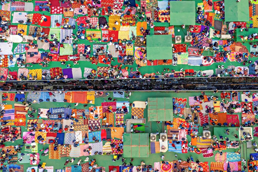 Odlazak na birališta - iz ptičje perspektive