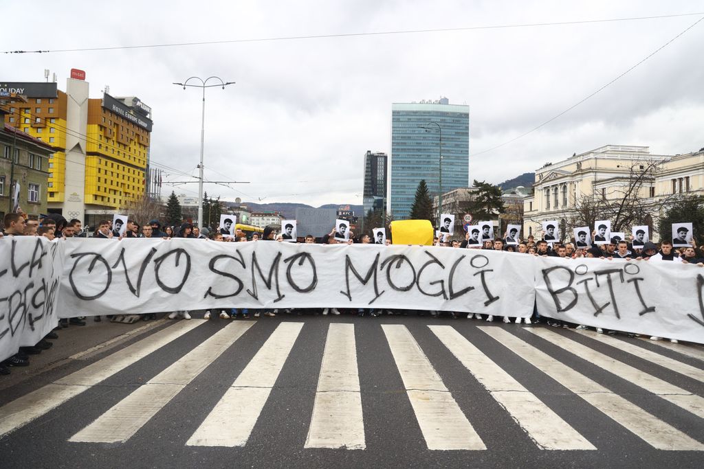 Okupljanje građana u Sarajevu - 2