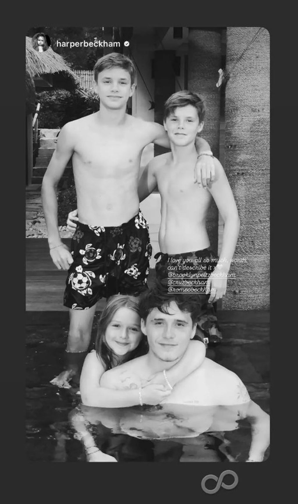 Romeo Beckham na Instagramu - 2