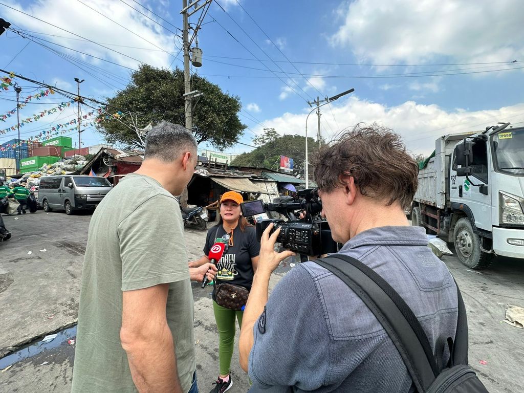 Ekipa Dnevnika Nove TV na Filipinima