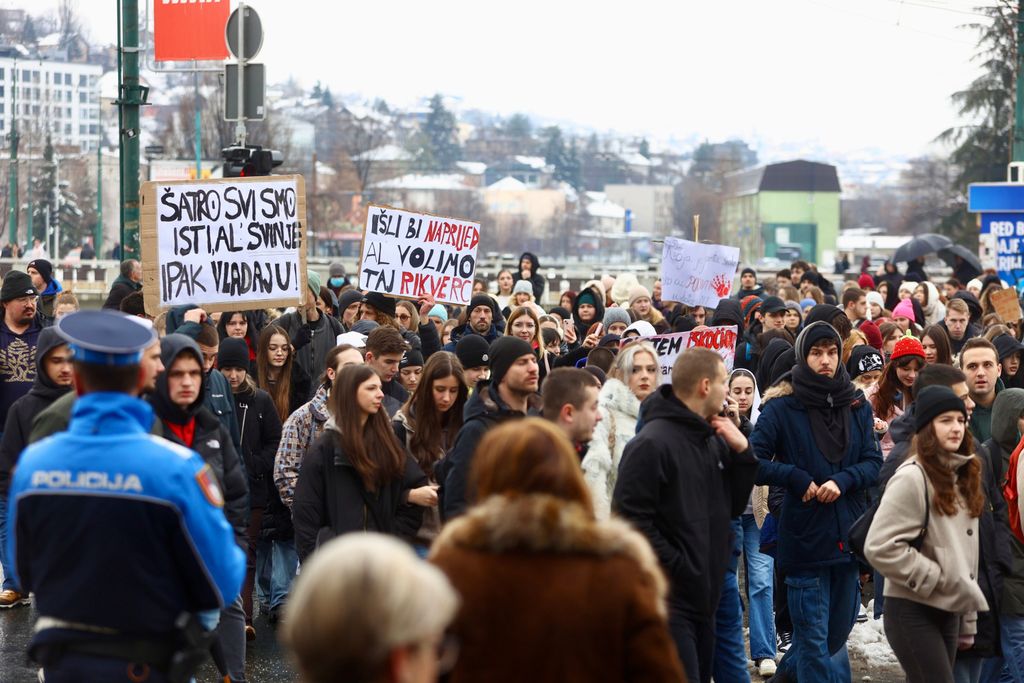 Prosvjed u Sarajevu