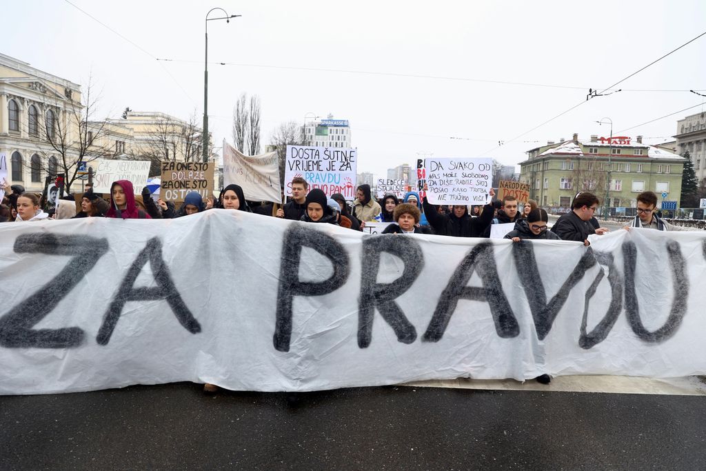 Prosvjed u Sarajevu