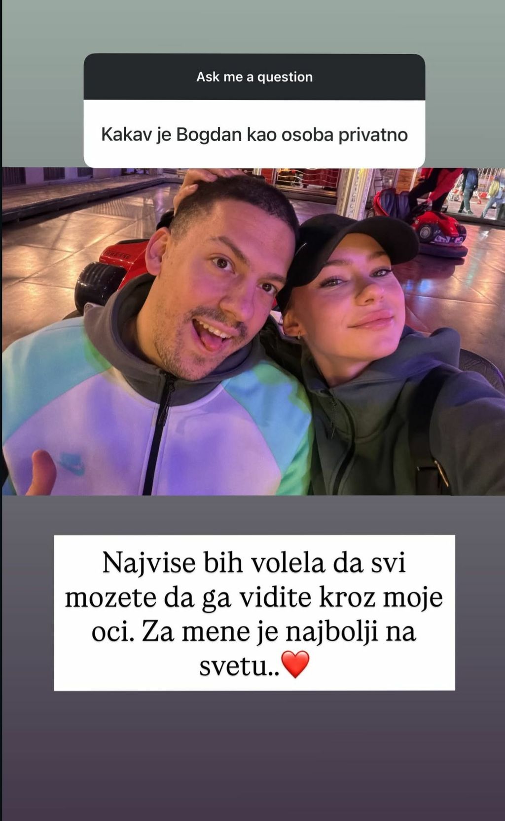 Milena Stamenković na Instagramu