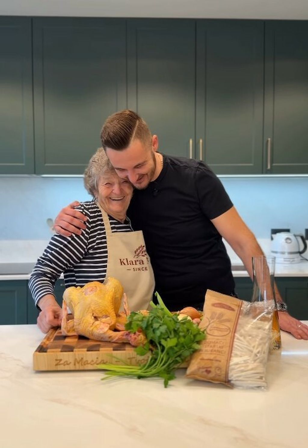 Stjepan Vukadin i baka njegove supruge