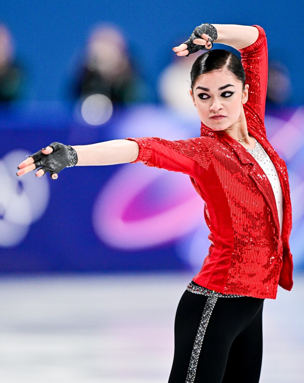 Adeliia Petrosian u kratkom programu na Zimskim olimpijskim igrama