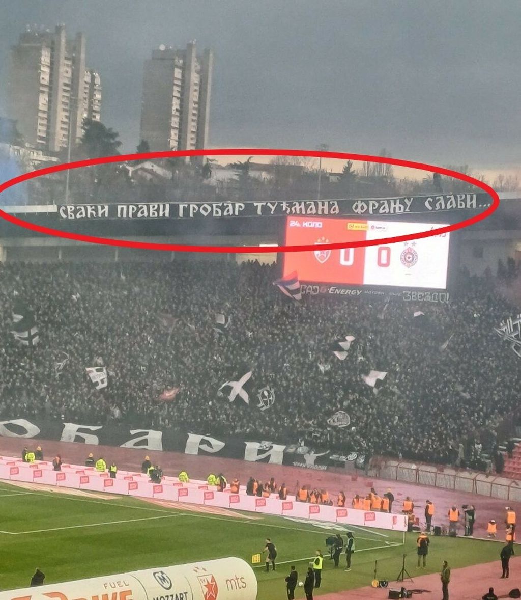 Delije podvalile poruku Grobarima