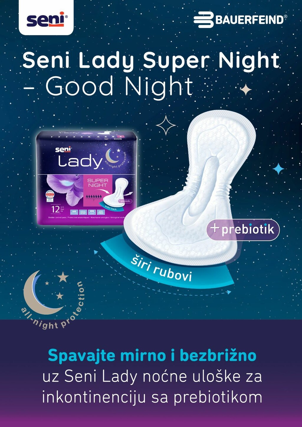 Seni Lady Super Night ulošci za inkontinenciju