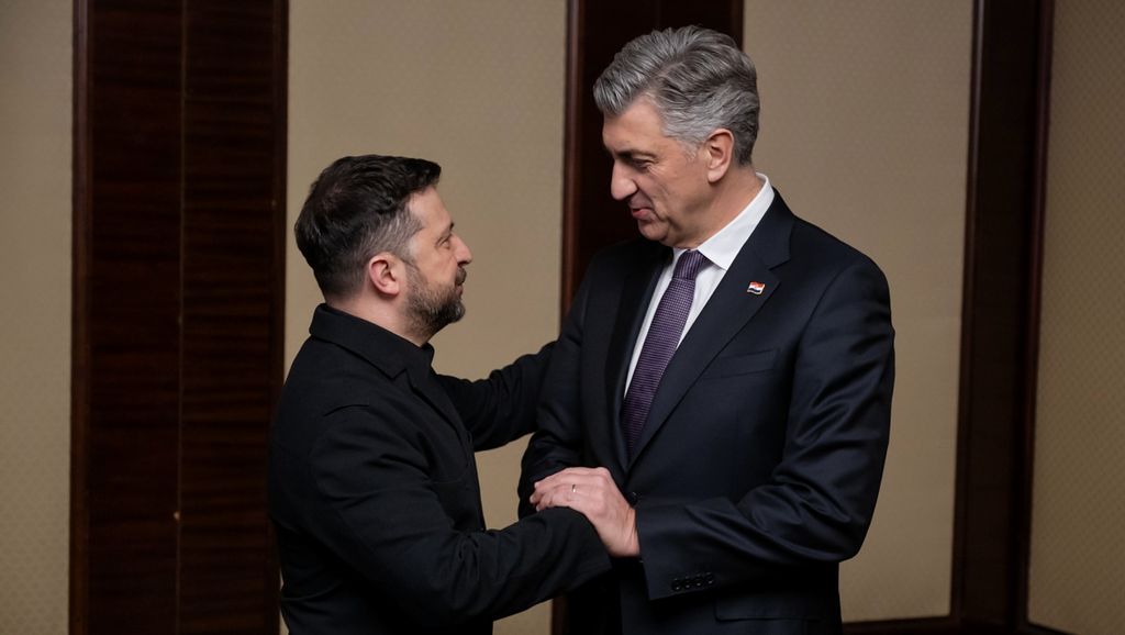 Sastanak Andreja Plenkovića i Volodimira Zelenskog