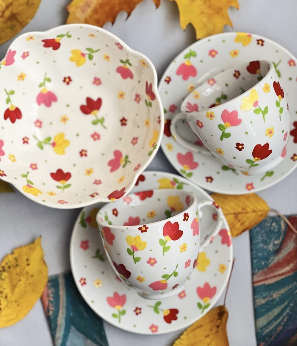 Brend Porcelanija ima prelijepo oslikane šalice i ostalo posuđe - 11