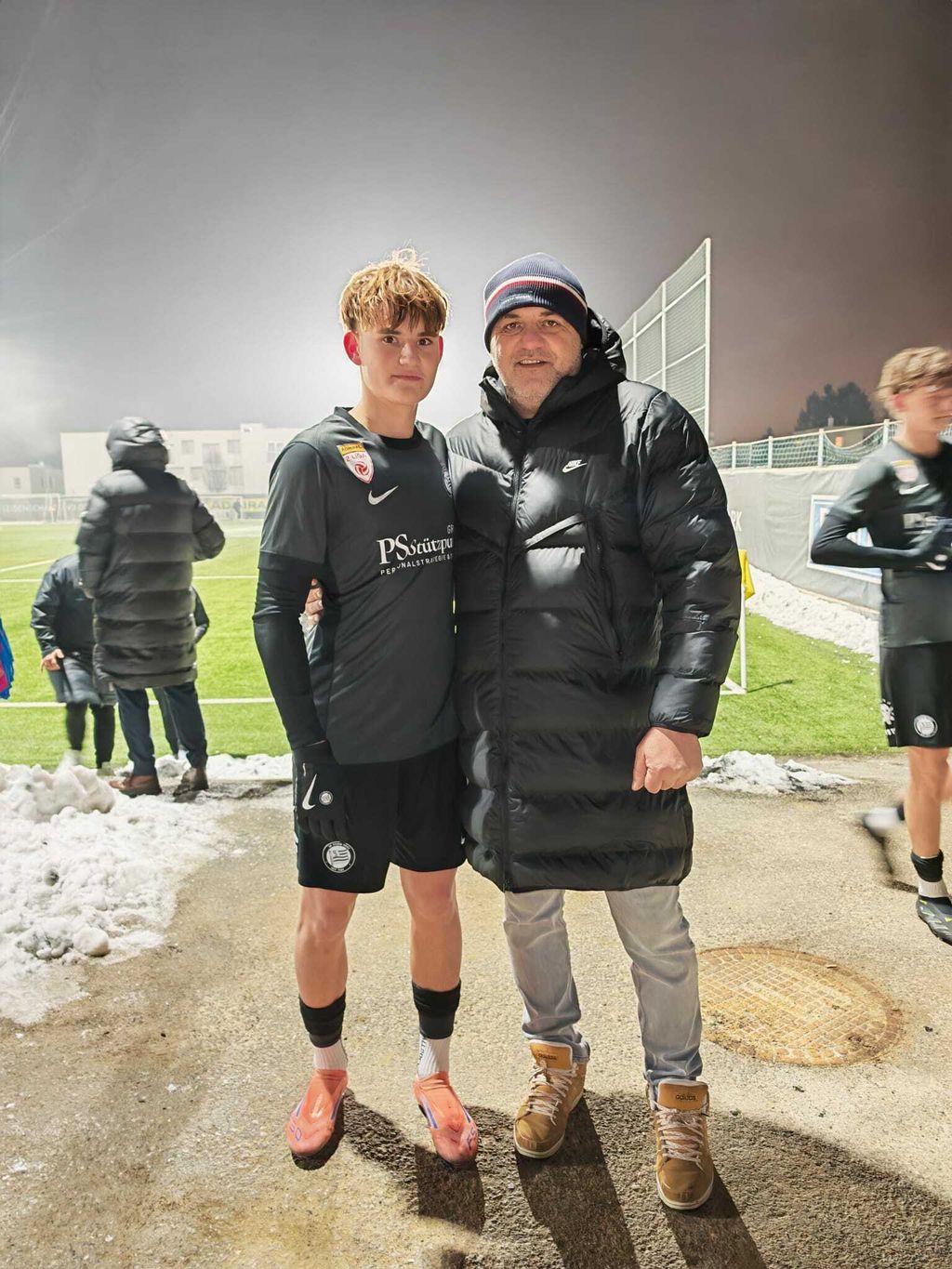 Mate Grgić s ocem Ivanom