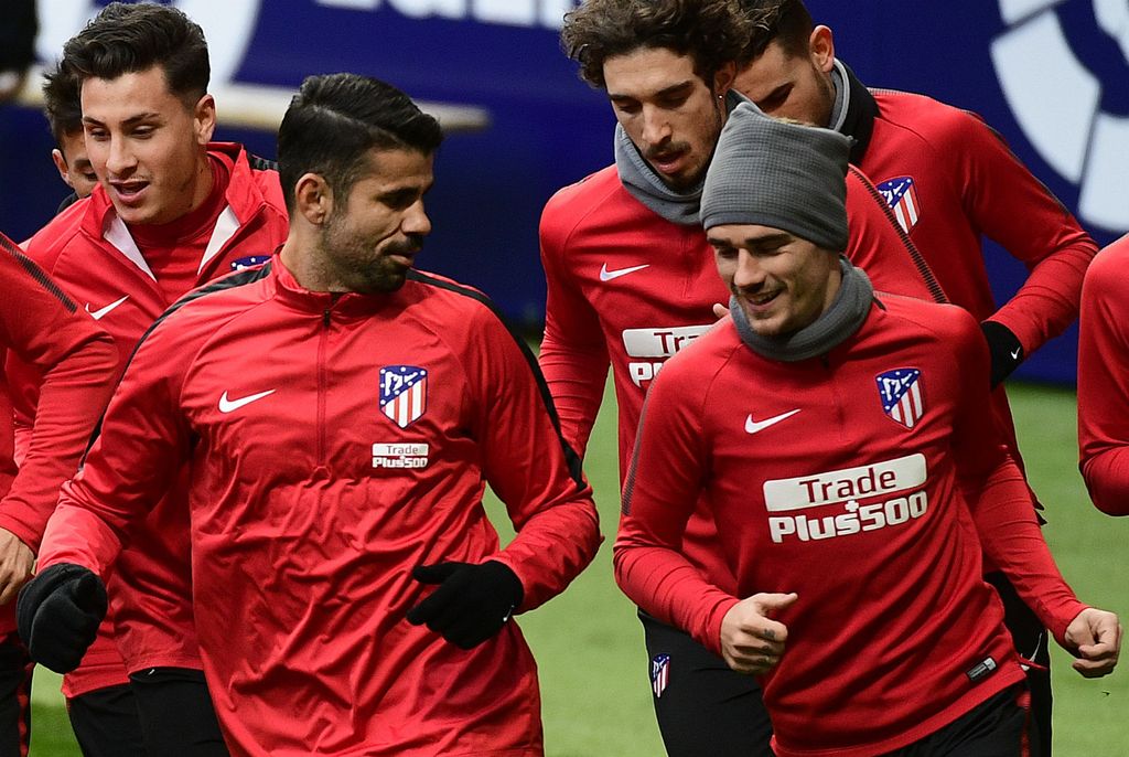 Diego Costa i Antoine Griezmann (Foto: AFP)