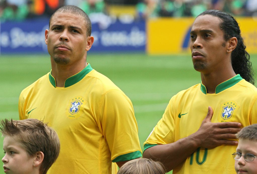 Ronaldo i Ronaldinho (Foto: AFP)