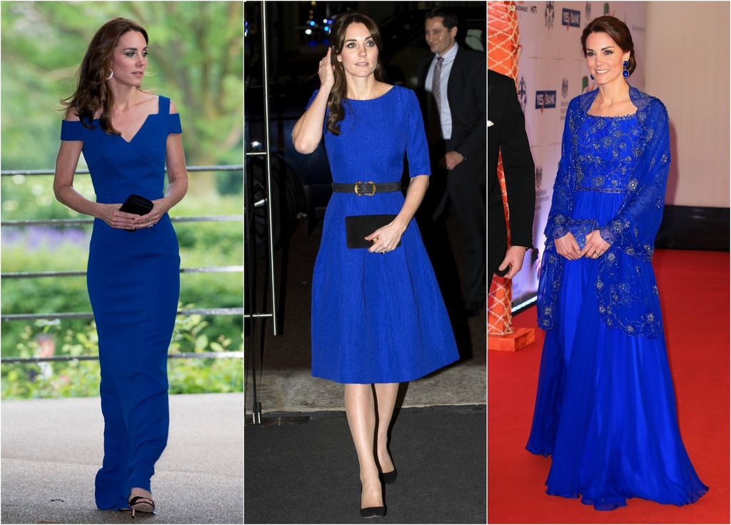 Catherine Middleton obožava odjeću u kraljevsko plavoj boji - 1