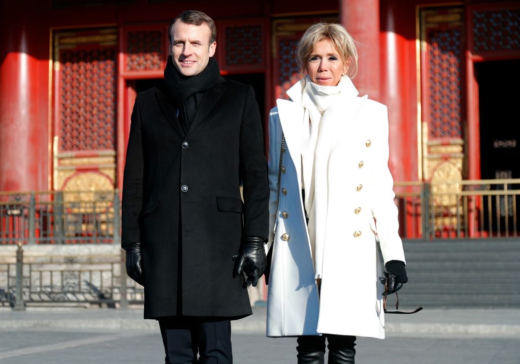 Brigitte i Emmanuel prilikom posjete Zabranjenom gradu