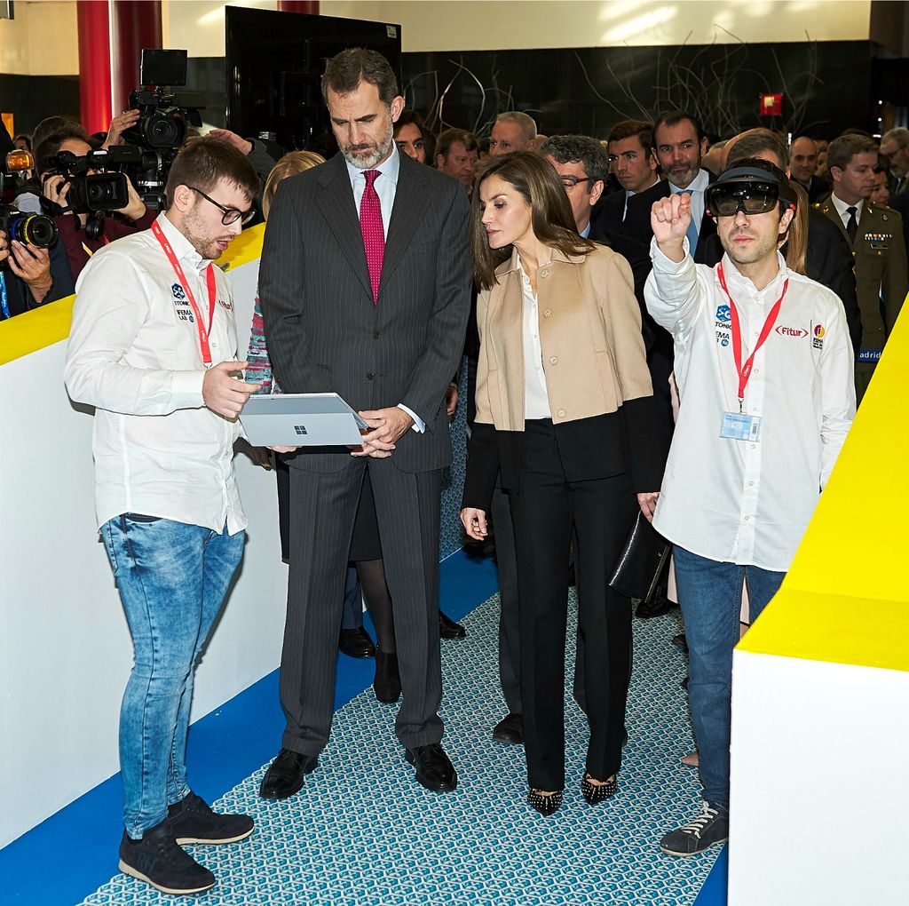 Letizia i Felipe na otvaranju sajma