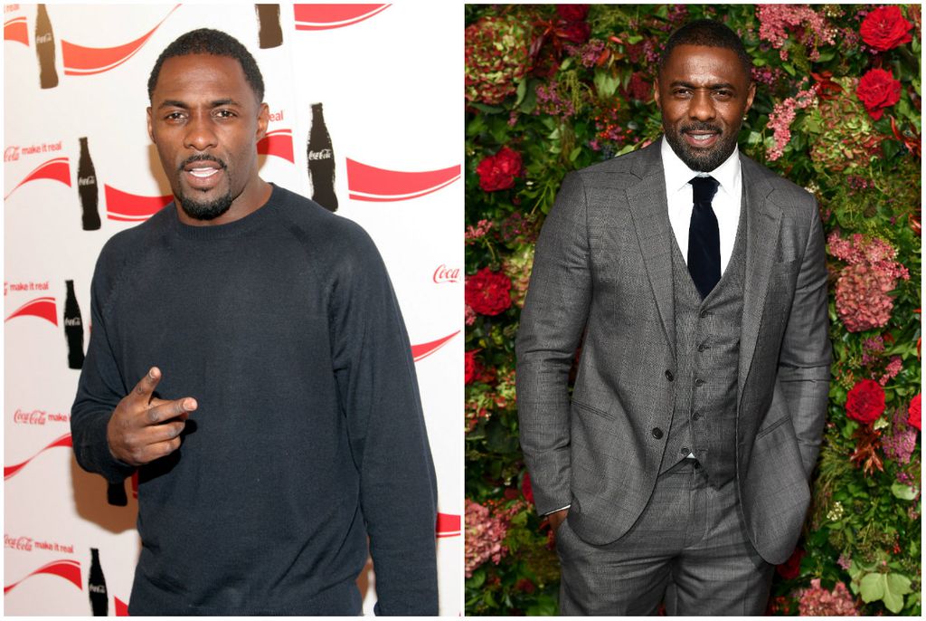 Idris Elba 2005. i 2018. godine