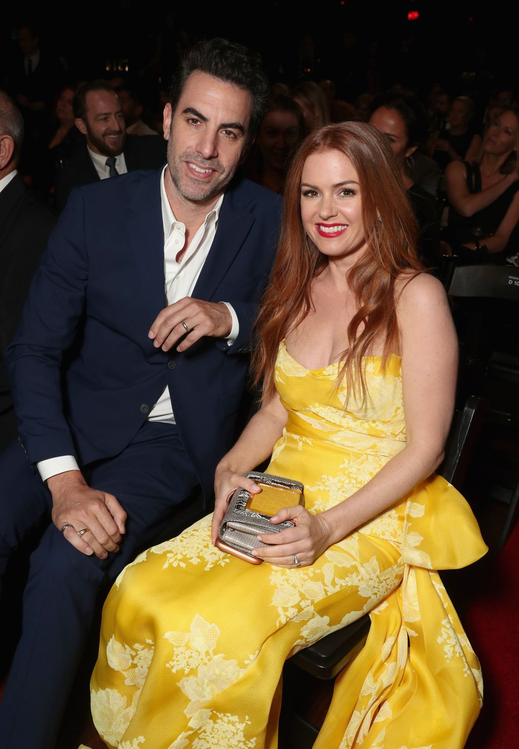 Isla Fisher i Sacha Baron Cohen (Foto: AFP)