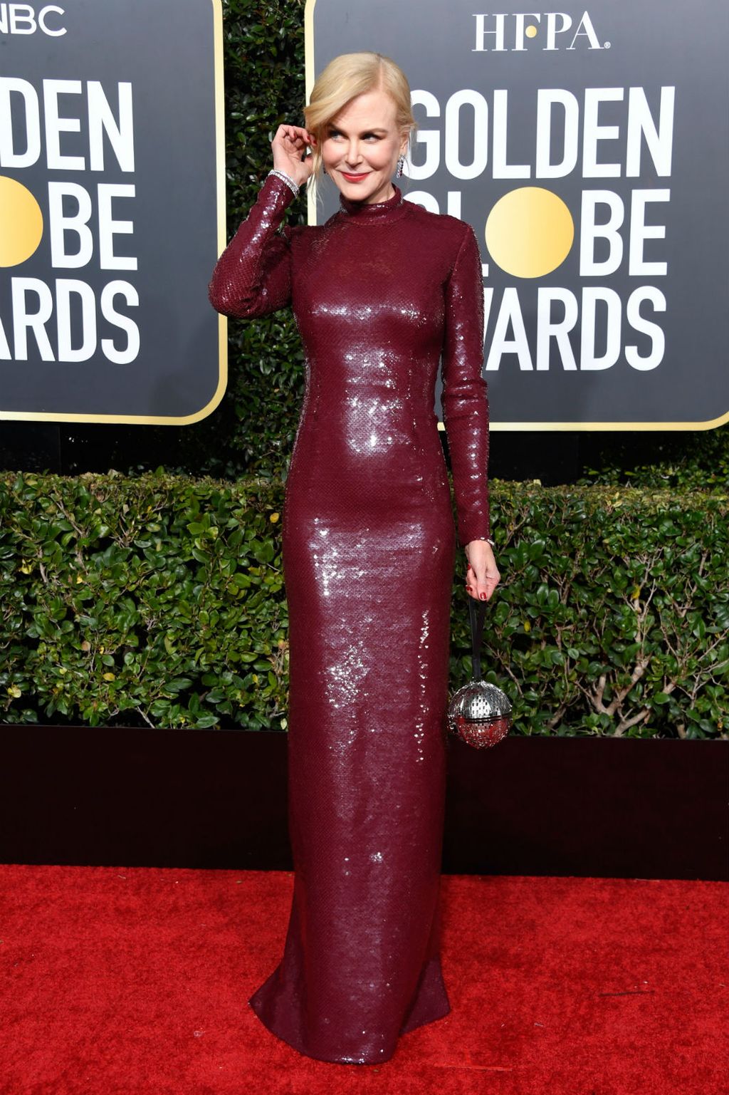 Nicole Kidman nosila je pripijenu crvenu haljinu