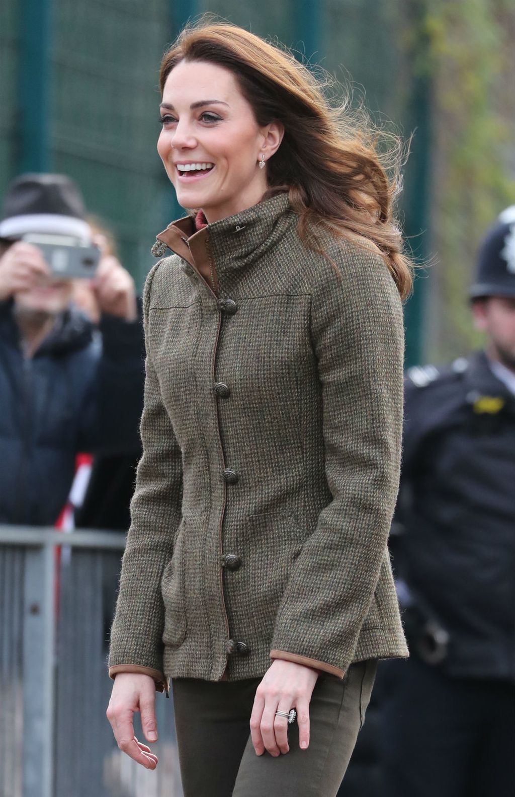 Catherine Middleton u maslinastom kaputiću brenda Dubarry