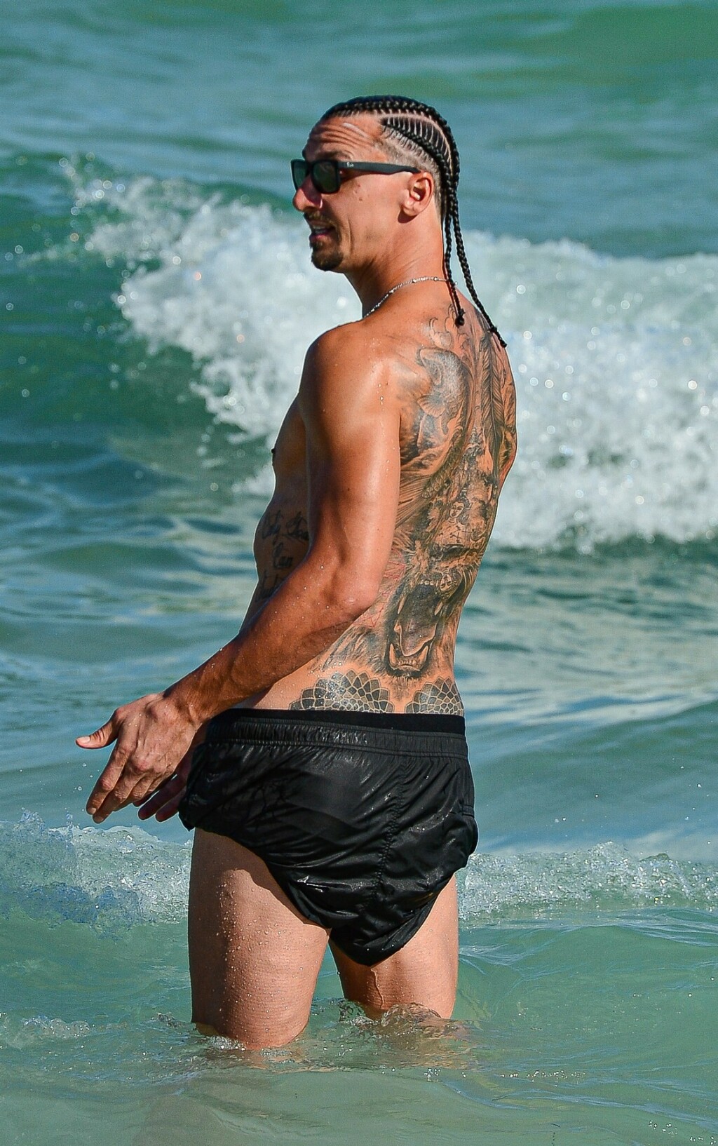 Zlatan Ibrahimović na plaži