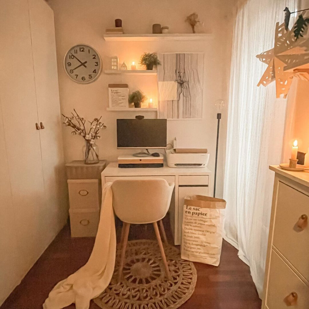 Efektni radni prostor u boho stilu