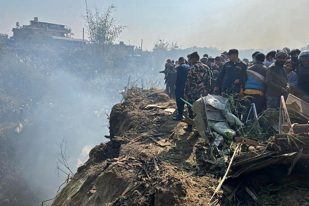 Mjesto avionske nesreće u Pokhari