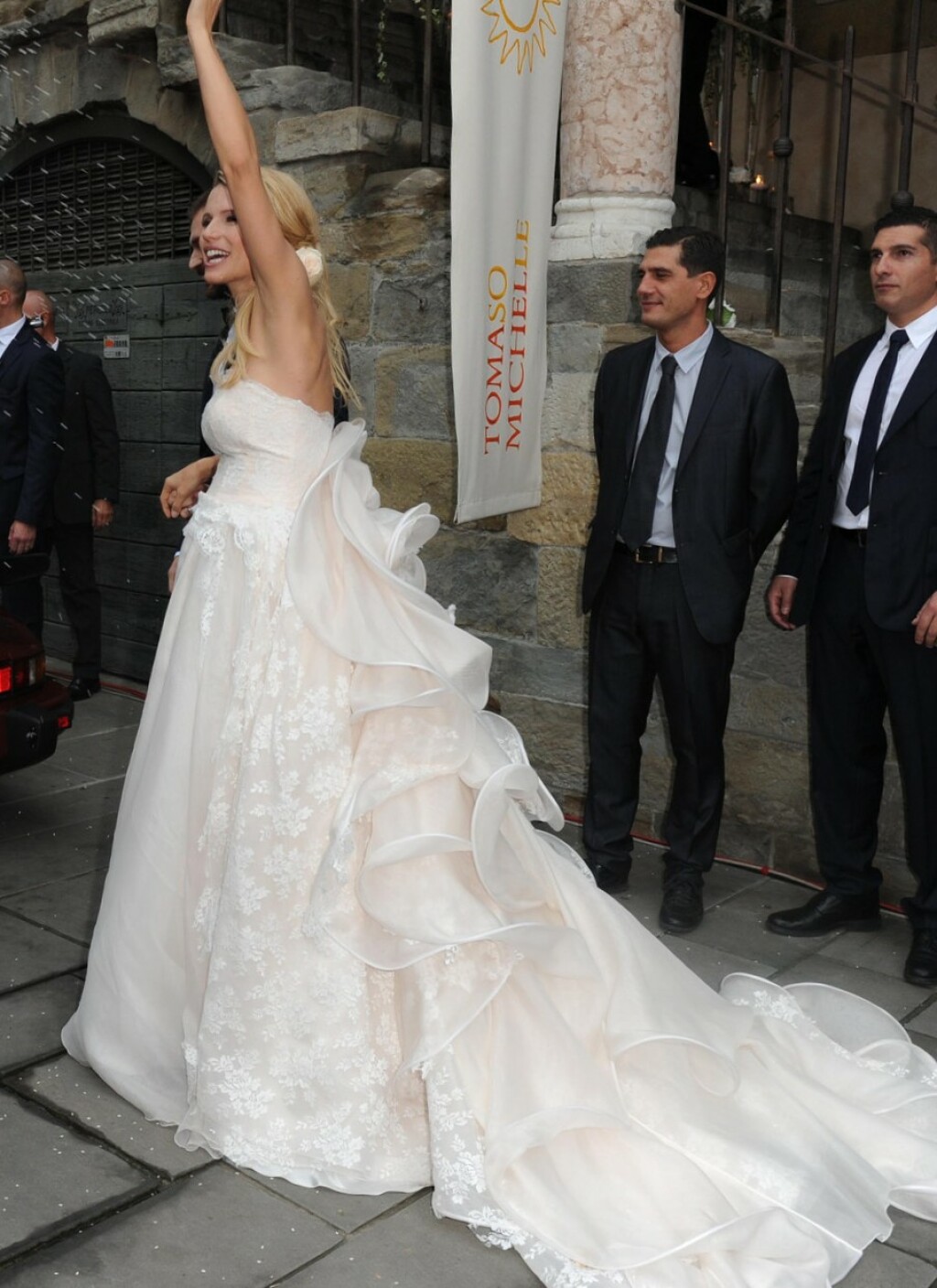 Michelle Hunziker u vjenčanici Antonija Rive 2014.