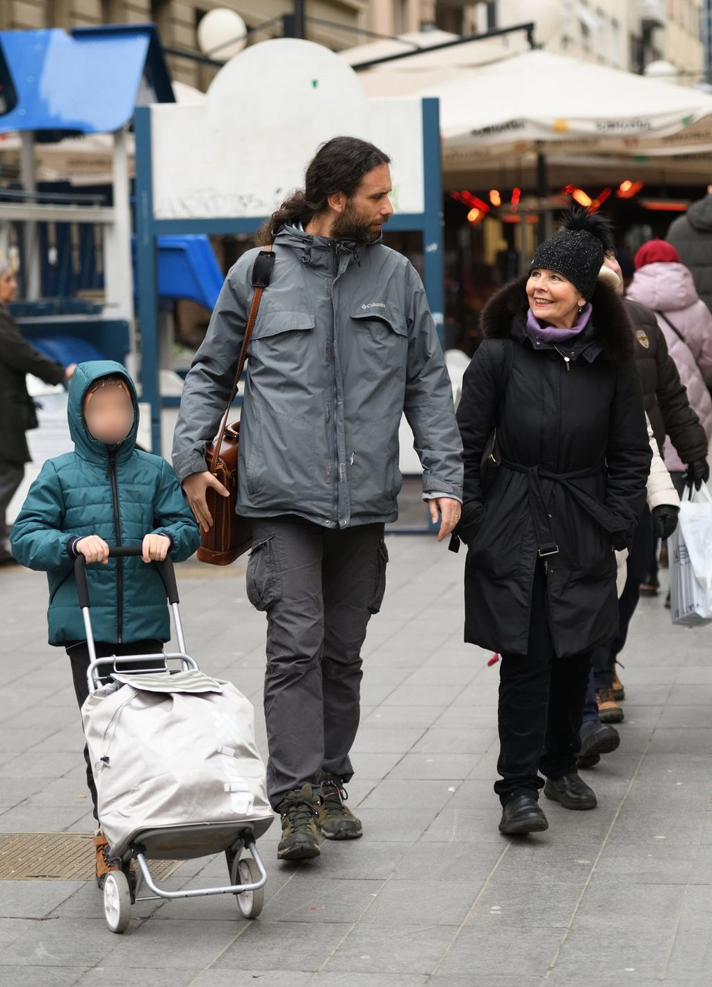 Jadranka Kosor sa sinom Lovrom Škopljancem i unukom - 4