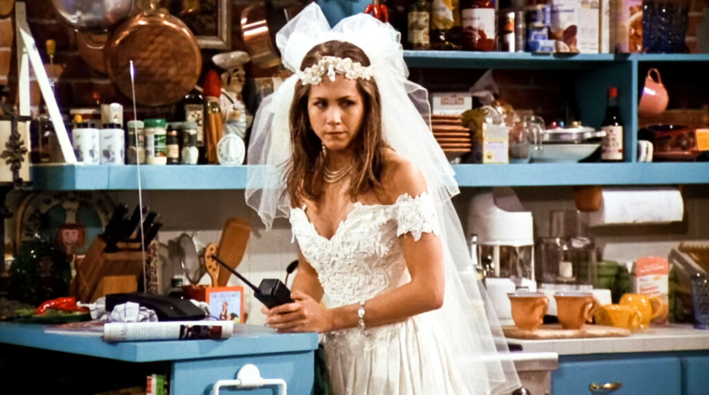 Rachel Green u vjenčanici u prvoj epizodi prve sezone serije 'Prijatelji'