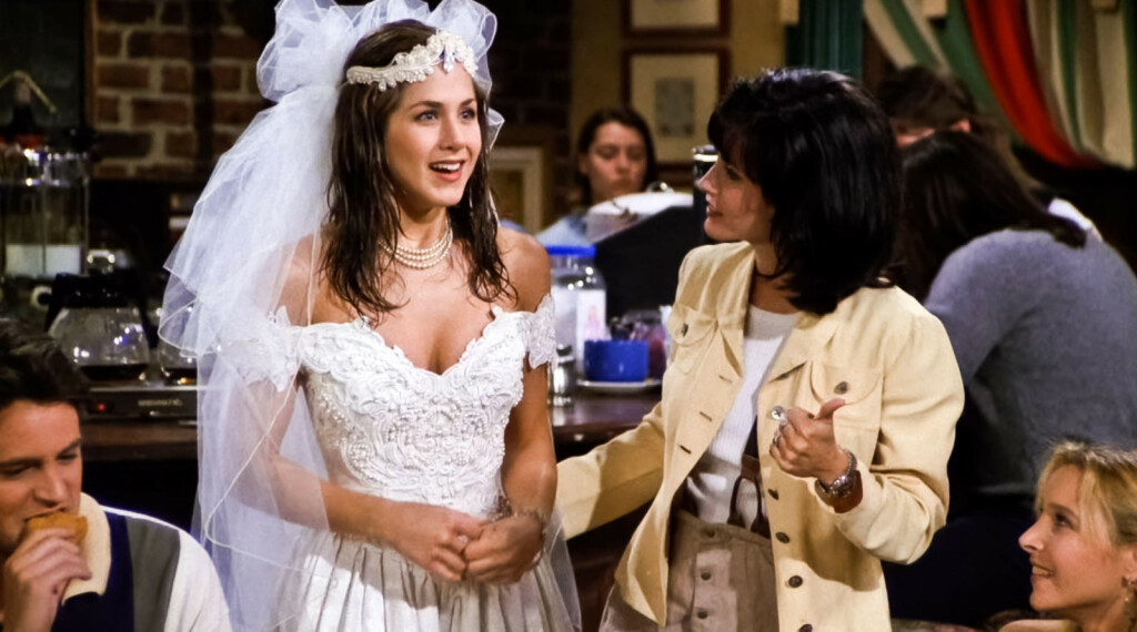 Rachel Green u vjenčanici u prvoj epizodi prve sezone serije 'Prijatelji' - 3