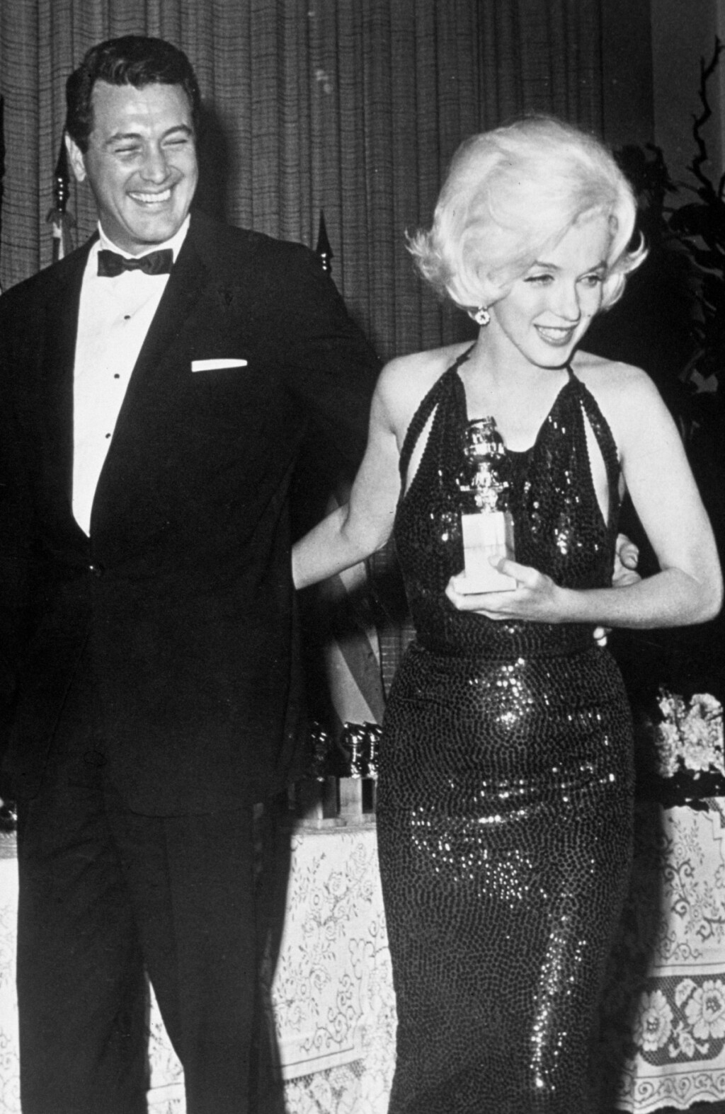 Marilyn Monroe 1962. na Zlatnim globusima