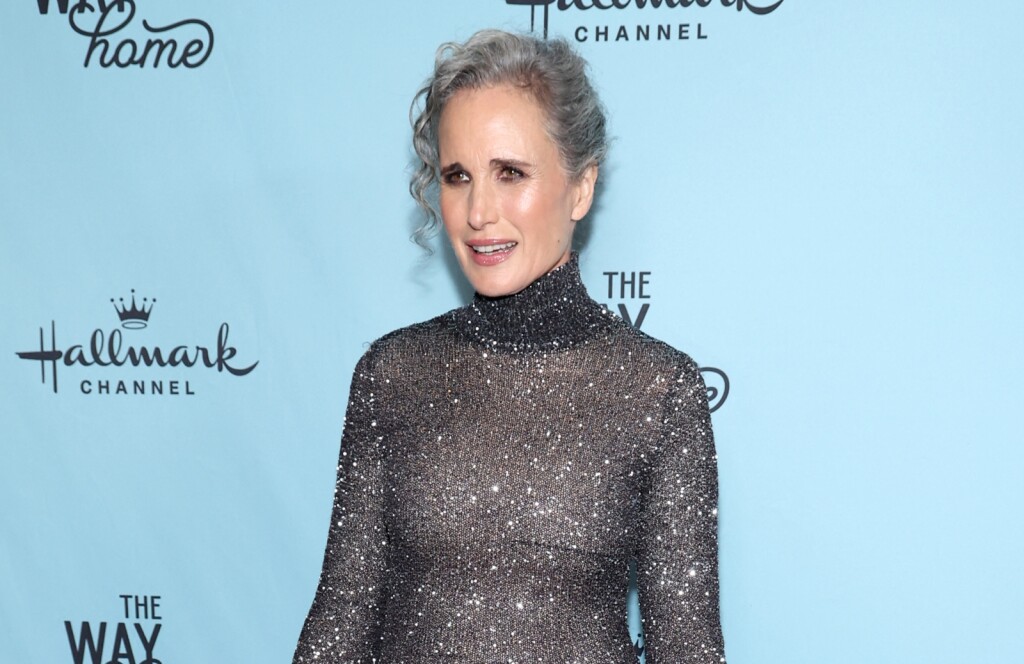 Andie MacDowell u Balenciaga haljini