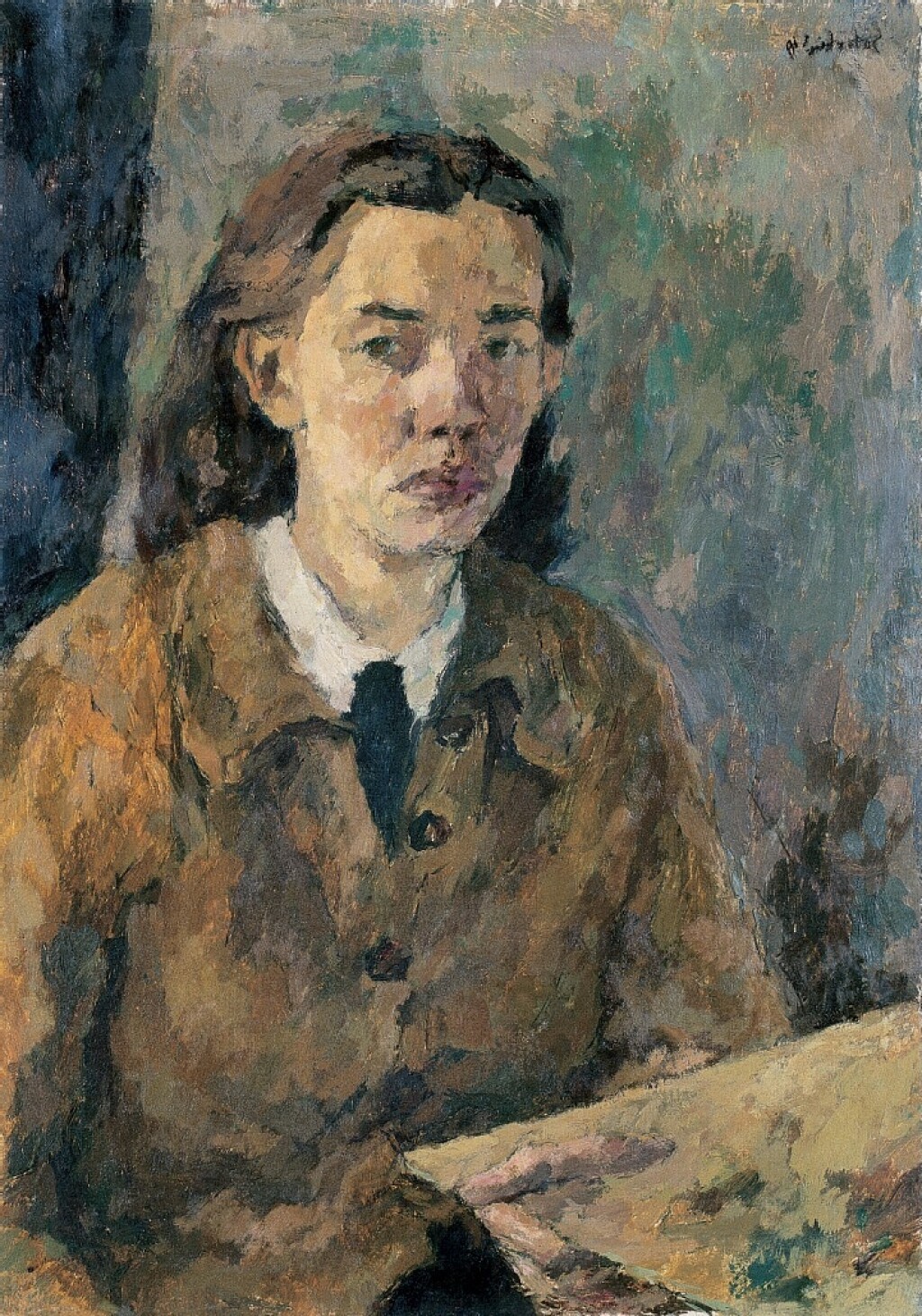 Autoportret, 1949.. ulje na platnu