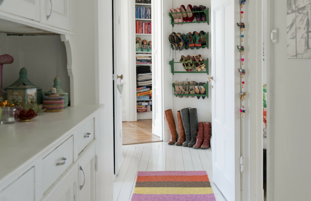 Ideje za uređenje uskog ulaznog hodnika - 7