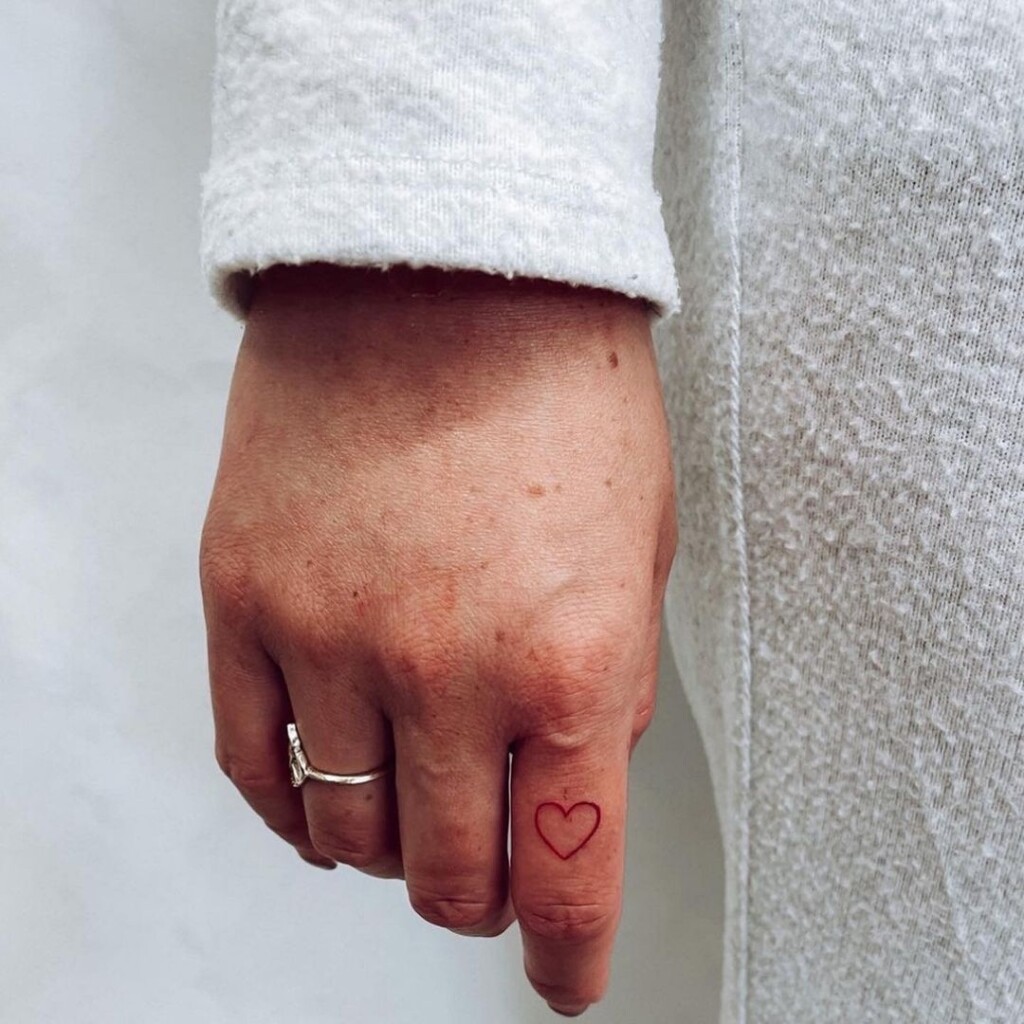 Minimalističke tetovaže s motivom srca