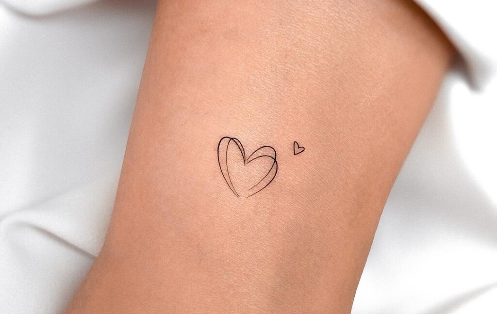 Minimalističke tetovaže s motivom srca